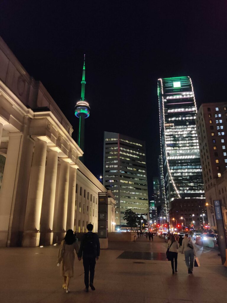 Toronto scenery night time